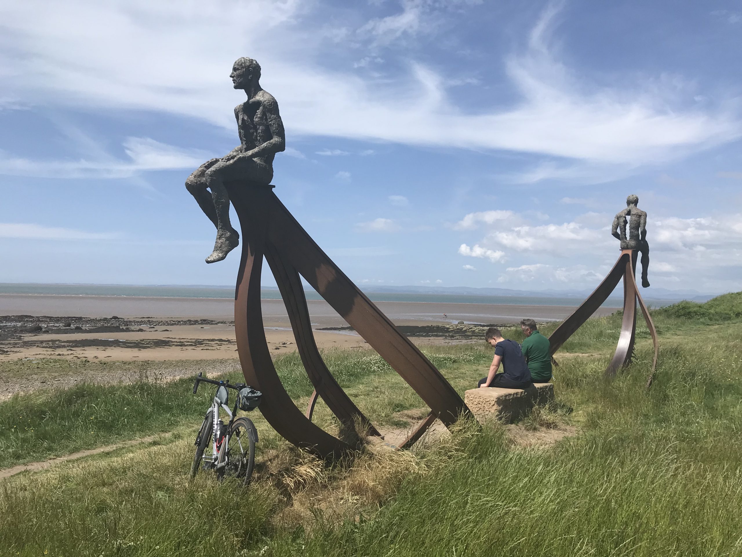 heysham port bay and sculpture