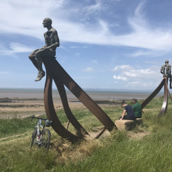 heysham port bay and sculpture